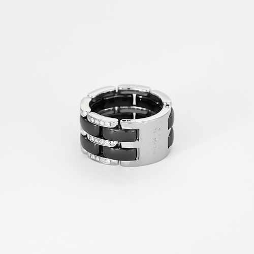 Bague 55 Chanel Bague CHANEL - Bague Ultra Diamants et céramique noire 58 Facettes DV16820-1