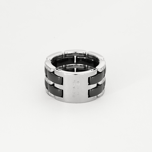 Bague 55 Chanel Bague CHANEL - Bague Ultra Diamants et céramique noire 58 Facettes DV16820-1