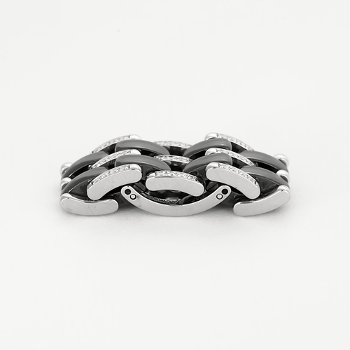Bague 55 Chanel Bague CHANEL - Bague Ultra Diamants et céramique noire 58 Facettes DV16820-1