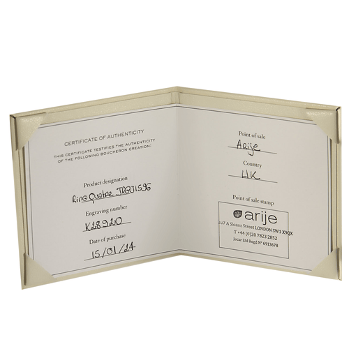 Bague 53 BOUCHERON - Quatre white édition small - Bague trois ors et PVD 58 Facettes DV6743-2