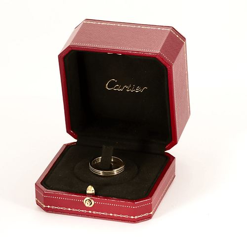 Bague 60 Cartier - Alliance Vendôme Louis Cartier moyen modèle - Bague trois ors 58 Facettes DV14333-3