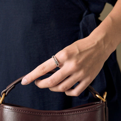 Bague 54 MESSIKA- Bague Baby Move Pavée en or blanc et diamants 58 Facettes DV16977-1-54-3