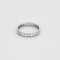 Bague 51 CARTIER - Alliance en or gris et diamants 58 Facettes DV15916-1