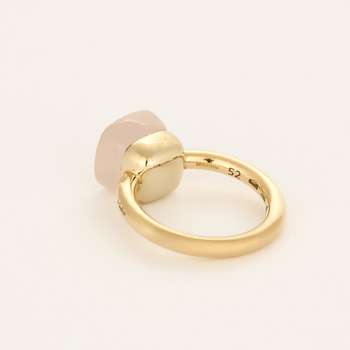 Bague 52 POMELLATO - Nudo- Classic - Bague en or rose et quartz rose 58 Facettes DV16987-1