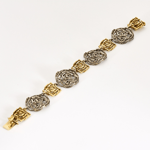 Boucles d'oreilles CHAUMET – Labyrinthe pour l'Arcade - Demi-parure à transformation en or jaune et or gris 58 Facettes DV17159-4