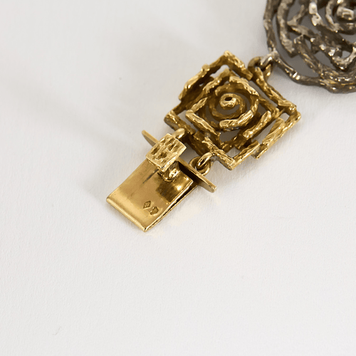 Boucles d'oreilles CHAUMET – Labyrinthe pour l'Arcade - Demi-parure à transformation en or jaune et or gris 58 Facettes DV17159-4