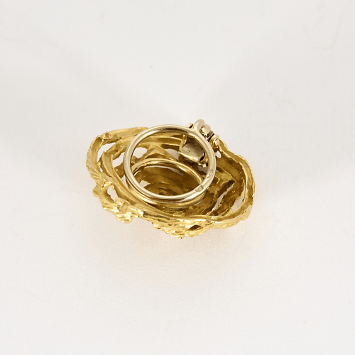 Boucles d'oreilles CHAUMET – Labyrinthe pour l'Arcade - Demi-parure à transformation en or jaune et or gris 58 Facettes DV17159-4