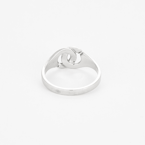 Bague 54 Dinh Van-  "Menottes" R8- Bague en or gris 58 Facettes DV16733-1