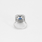 Bague 47 Bague à chaton octogonal en or blanc, saphir et diamants 58 Facettes DV17378-1-47-2