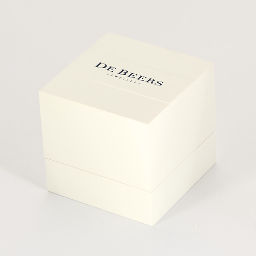 Bague 49.5 DE BEERS - AURA - Bague Solitaire en platine et diamants 58 Facettes DV17389-2-495-2