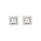 Boucles d’oreilles – Or blanc et diamants  58 Facettes DV17385-2