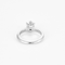 Bague 47 TIFFANY & CO - Bague solitaire platine et diamant 58 Facettes DV14853-1