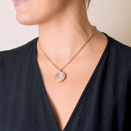 Pendentif CHOPARD - Pendentif Happy Spirit en or rose 18K (750 Millièmes) et diamants 58 Facettes DV4302-3