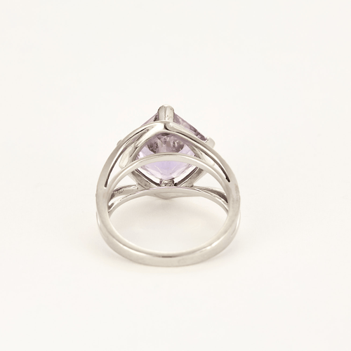 Bague 54,5 Mauboussin - Fou de toi - Bague en or blanc, améthyste et diamants 58 Facettes DV16970-1-545-6