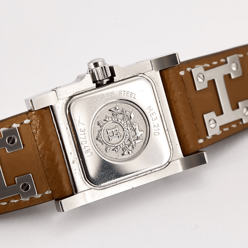 Montre HERMÈS - MEDOR - Montre en acier à mouvement quartz 58 Facettes DV17381-6