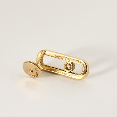 Boucles d'oreilles MESSIKA - MOVE UNO - Boucles d'oreilles en or jaune et diamants 58 Facettes DV15694-6