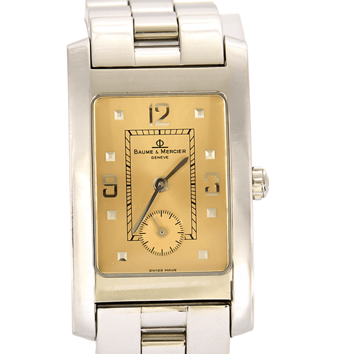 BAUME & MERCIER - Hampton - Montre en acier à mouvement quartz