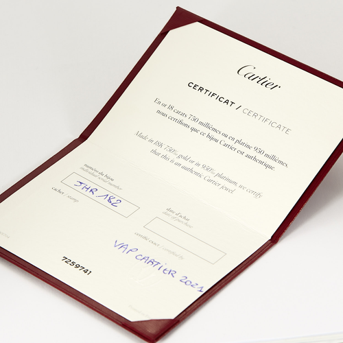 CARTIER - Amulette - Bracelet jonc ouvert en or rose, onyx, nacre et diamants