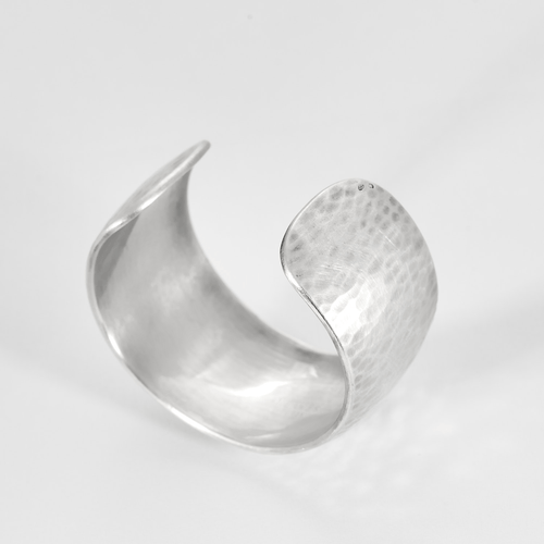 Bracelet HERMES - Timoure - Bracelet manchette en argent 58 Facettes DV17912-6