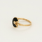 Bague 54 CARTIER - Amulette - Bague en or rose, onyx et diamants 58 Facettes DV18320-1