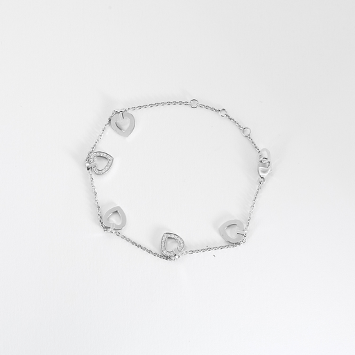 Bracelet FRED - Pretty Women - Bracelet en or blanc et diamants 58 Facettes DV11890-1