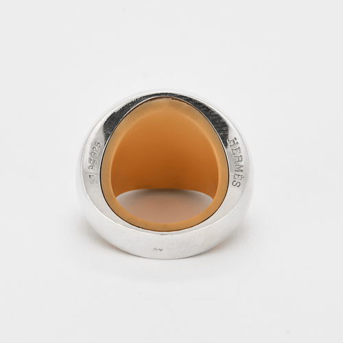 Bague 55.5 HERMÉS - Bague Quark - Bague en argent 58 Facettes DV15270-4