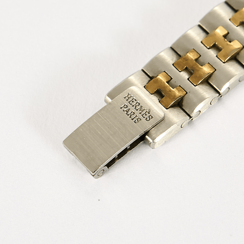 Montre HERMES - Clipper - Montre acier et plaqué or 58 Facettes DV0935-2