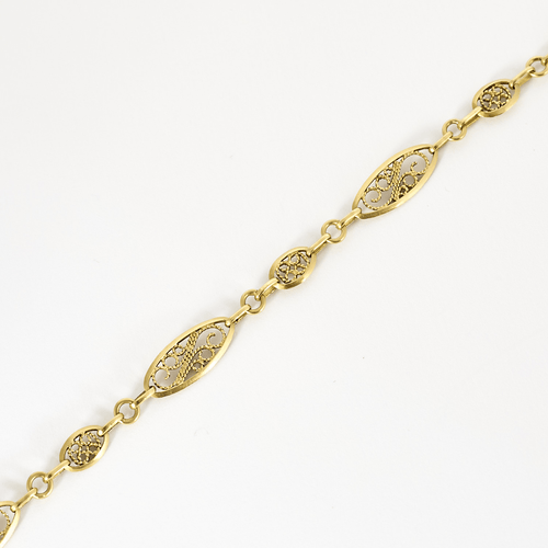 Collier Chaîne giletière en or jaune 58 Facettes DV19065-7