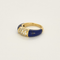 Bague 50 Van Cleef & Arpels - Collection Philippine - Bague en or jaune, diamants et lapis lazuli 58 Facettes DV14188-3