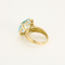 Bague 52 Bague or jaune, topaze et diamants 58 Facettes DV17804-1