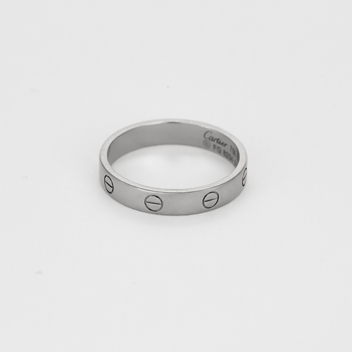 Bague 62 CARTIER - Love petit modèle - Bague en or blanc 58 Facettes DV18323-3