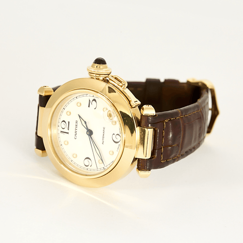 Montre CARTIER - Pasha - Montre en or jaune à boitier rond à mouvement automatique 58 Facettes DV0118-2