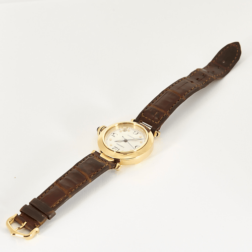 Montre CARTIER - Pasha - Montre en or jaune à boitier rond à mouvement automatique 58 Facettes DV0118-2