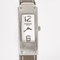 HERMÈS - Kelly 2 - Montre en acier à boitier rectangulaire à mouvement quartz