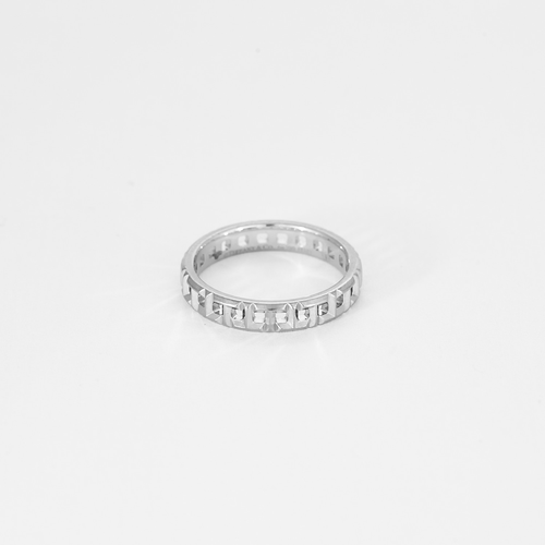 Bague 52 TIFFANY - True Etroite - Bague en or gris 58 Facettes DV19650-1