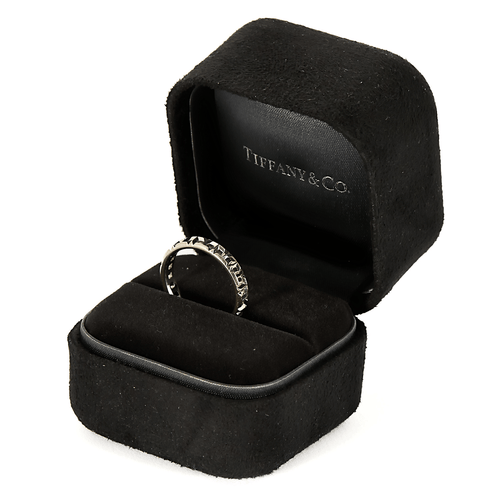 Bague 52 TIFFANY - True Etroite - Bague en or gris 58 Facettes DV19650-1