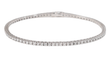 Bracelet Bracelet rivière en or blanc et diamants 58 Facettes 32430