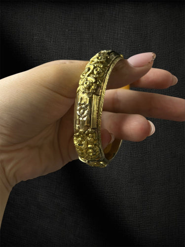 Bracelet Bracelet rigide - Or jaune 18K, technique Pforzheim 58 Facettes