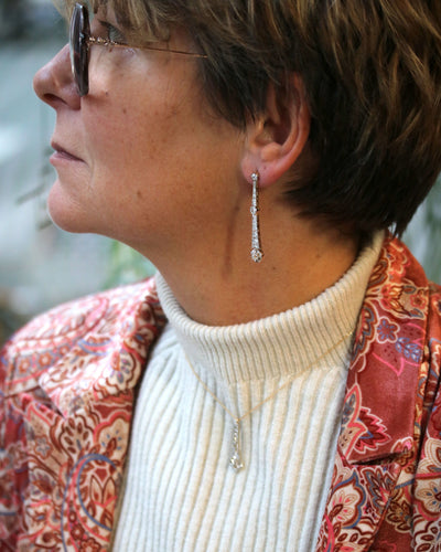 Pendentif Pendentif Art Déco en or jaune et platine, pavé de diamants 58 Facettes A10216-B