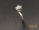 Bague 47 Bague solitaire en platine et diamant 0,50 ct 58 Facettes 11035