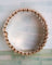 Bracelet Manchette semi-rigide maillons ovales allongés en or rose 750 58 Facettes A11292