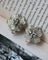 Boucles d'oreilles Boucles d’oreilles fleurs pavées en or blanc et diamants 58 Facettes A11460