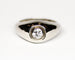 Bague 61 Bague jonc en or blanc et diamant taille ancienne 58 Facettes A11870