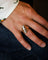 Bague 54 Bague 1950 taille coussin en or jaune, platine et diamants 58 Facettes A11872