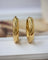 Boucles d'oreilles Boucles d’oreilles créoles motif torsadé en or jaune 750 58 Facettes A11887
