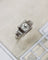 Bague 53.5 Bague solitaire Art déco moderniste en platine et diamants 58 Facettes A11904
