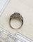 Bague 53.5 Bague solitaire Art déco moderniste en platine et diamants 58 Facettes A11904