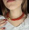 Collier Collier multifils en corail en or jaune 18K 58 Facettes