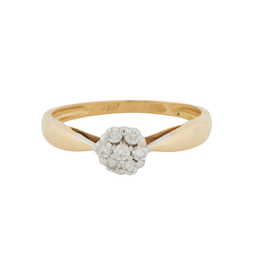 Bague 53 Bague Deux Ors et Diamants 58 Facettes RÉF 3009/20