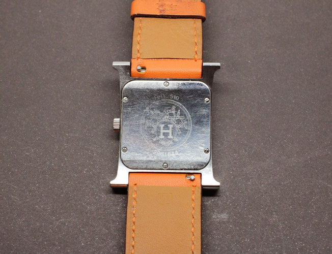 Montre Hermès - Montre Heure H femme en acier à quartz 58 Facettes